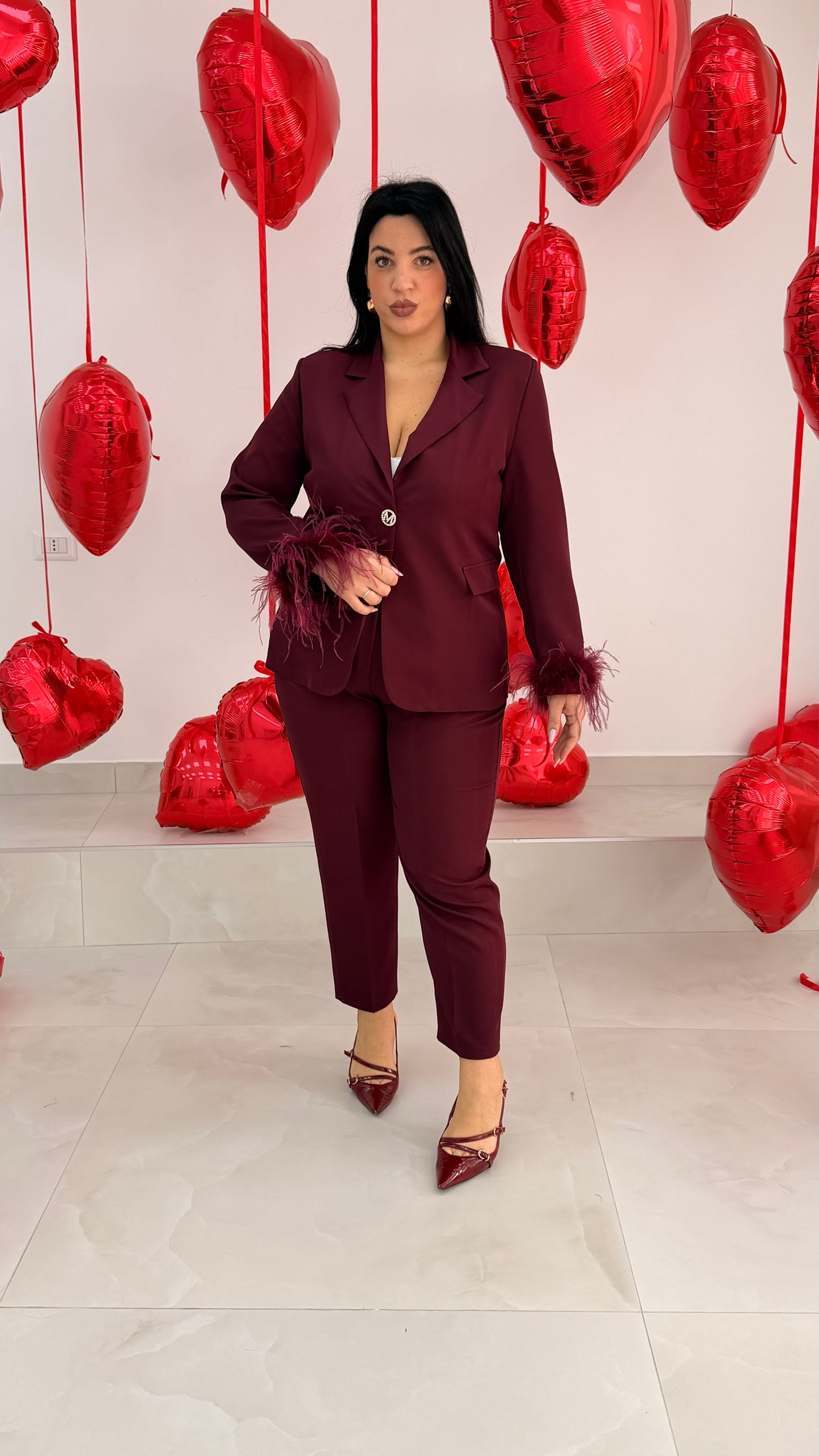 Tailleur piuma CURVY