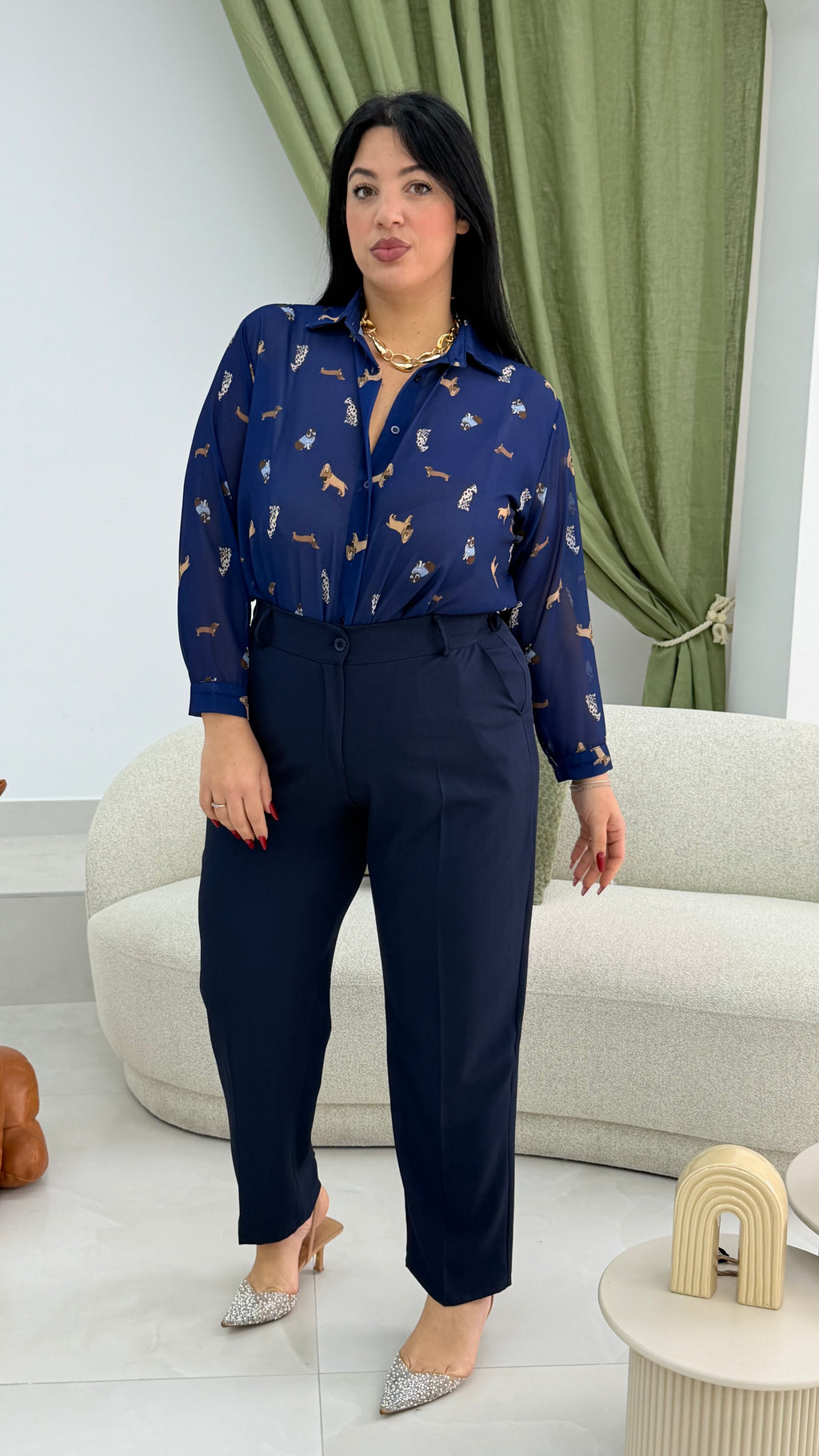 Camicia Dogs Curvy