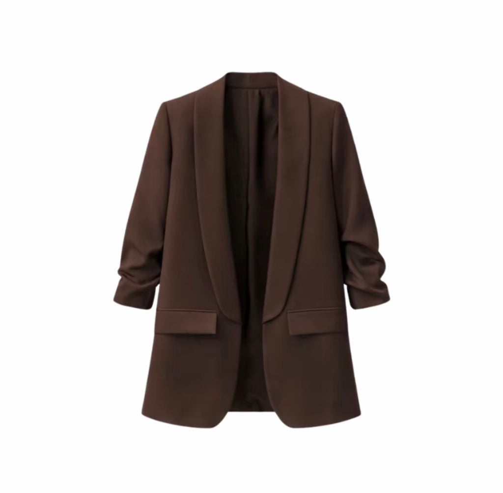 Giacca Drappeggio CURVY vari colori