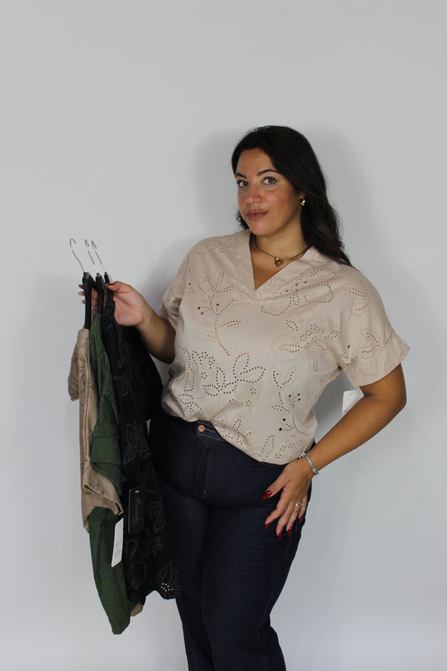 Blusa San Gallo vari colori