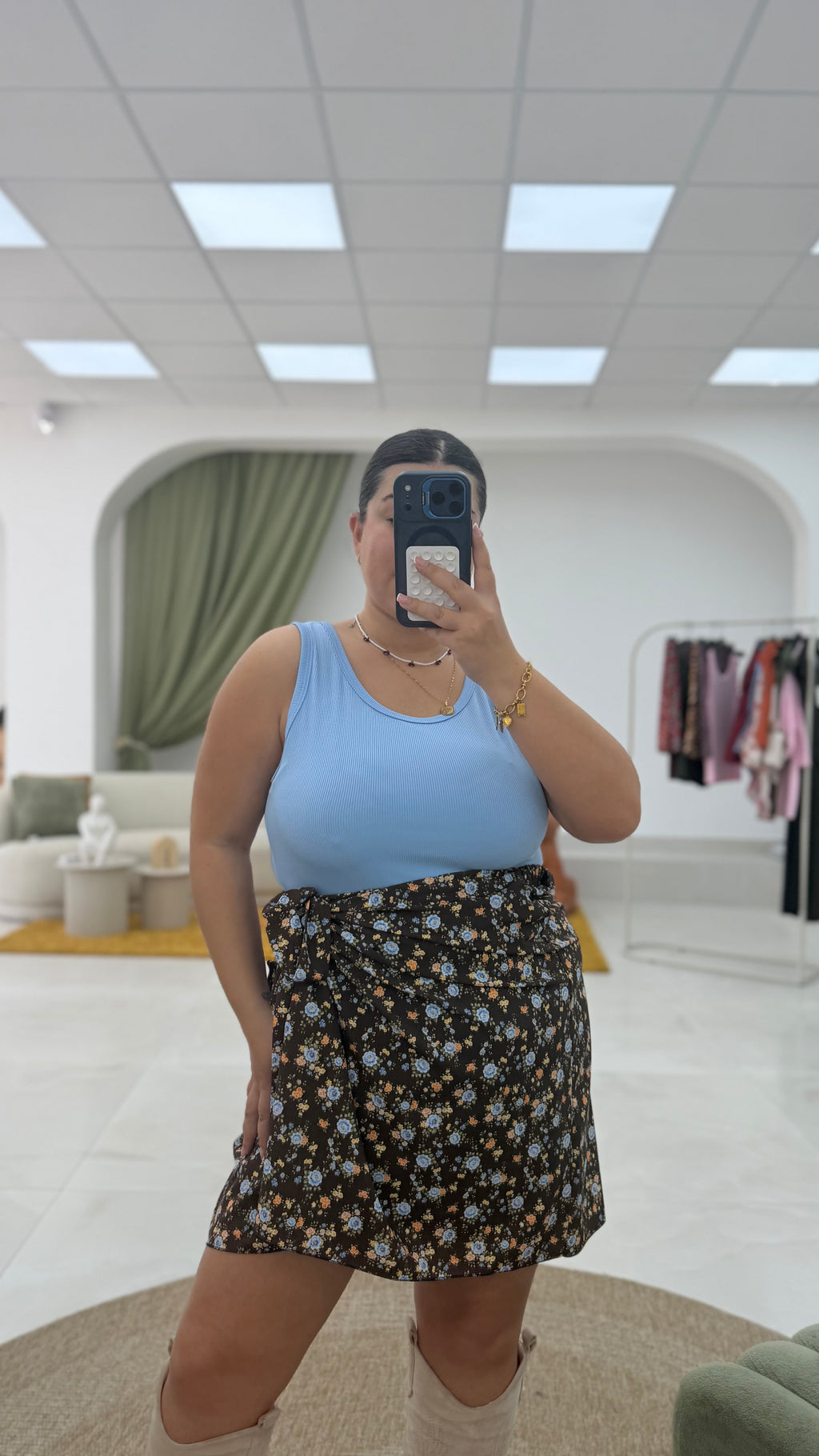 Gonna portafoglio fantasia Curvy