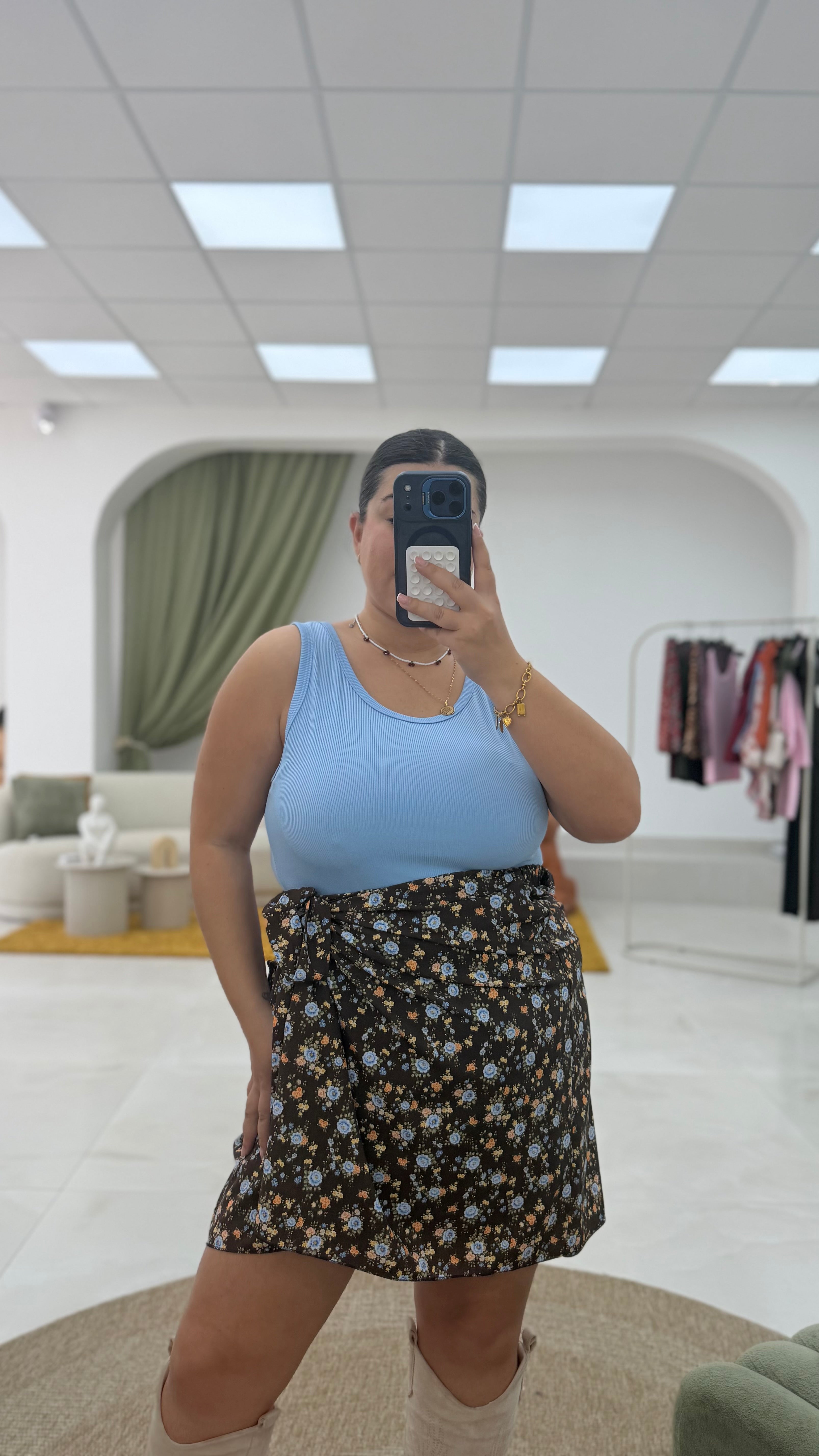 Gonna portafoglio fantasia Curvy