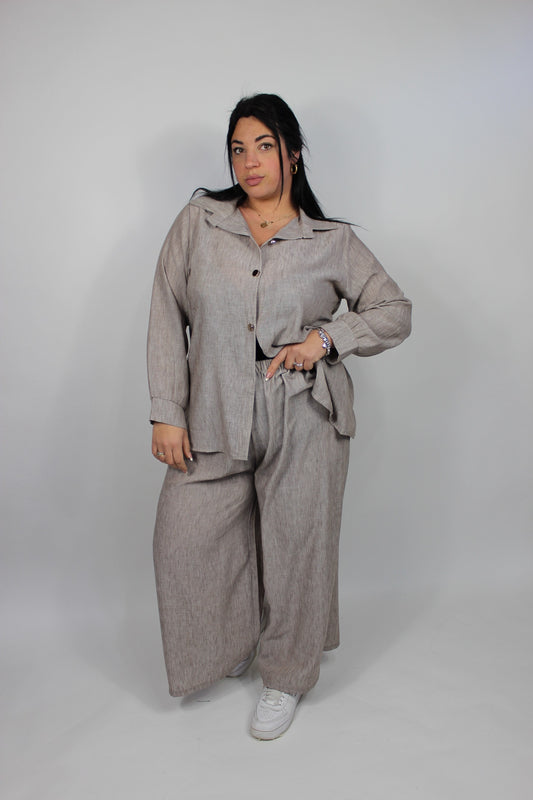 Coordinato Marta Curvy Beige