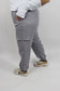 Pantalone Cargo Curvy Grigio