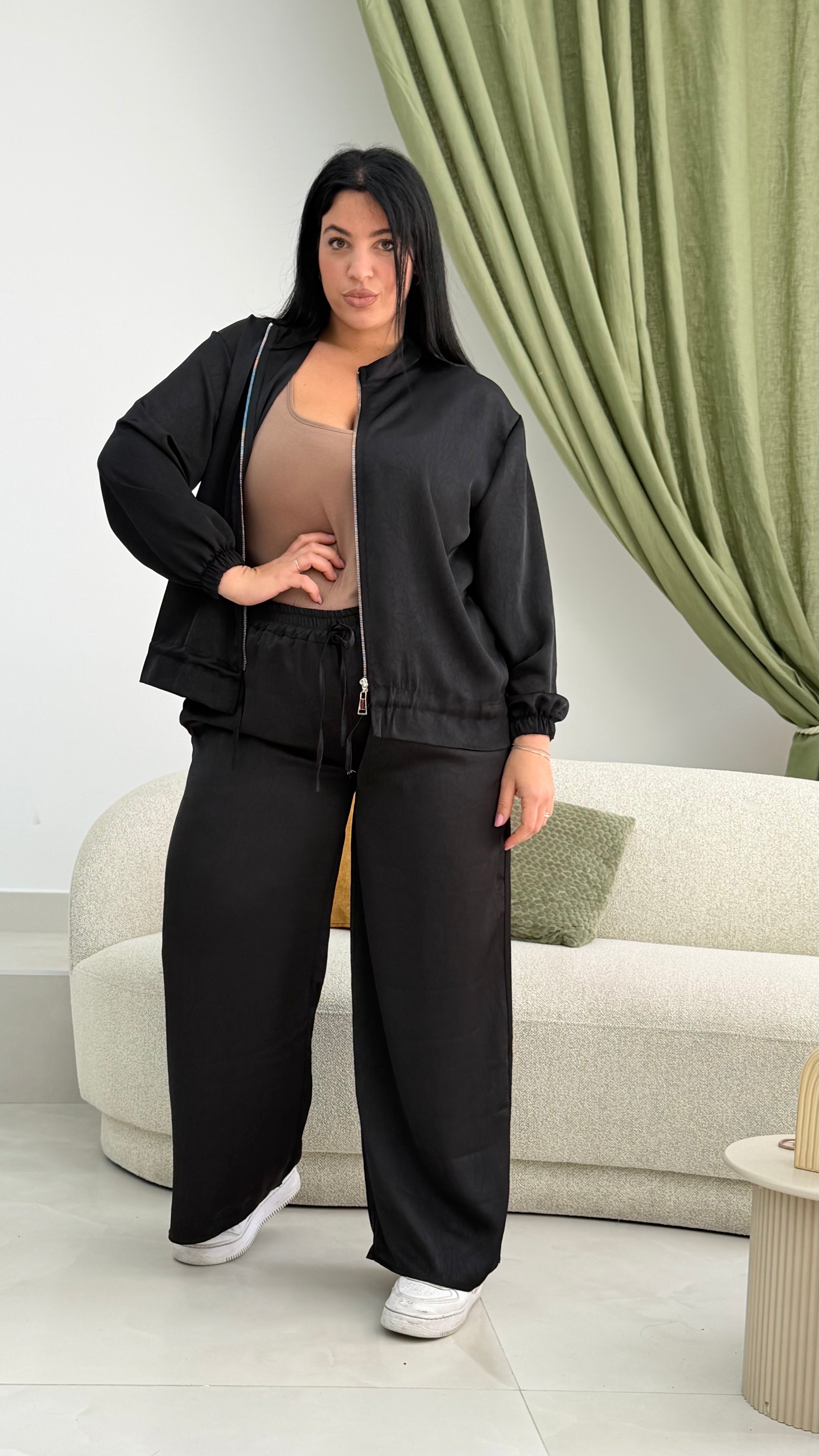 Coordinato Tuta raso Curvy