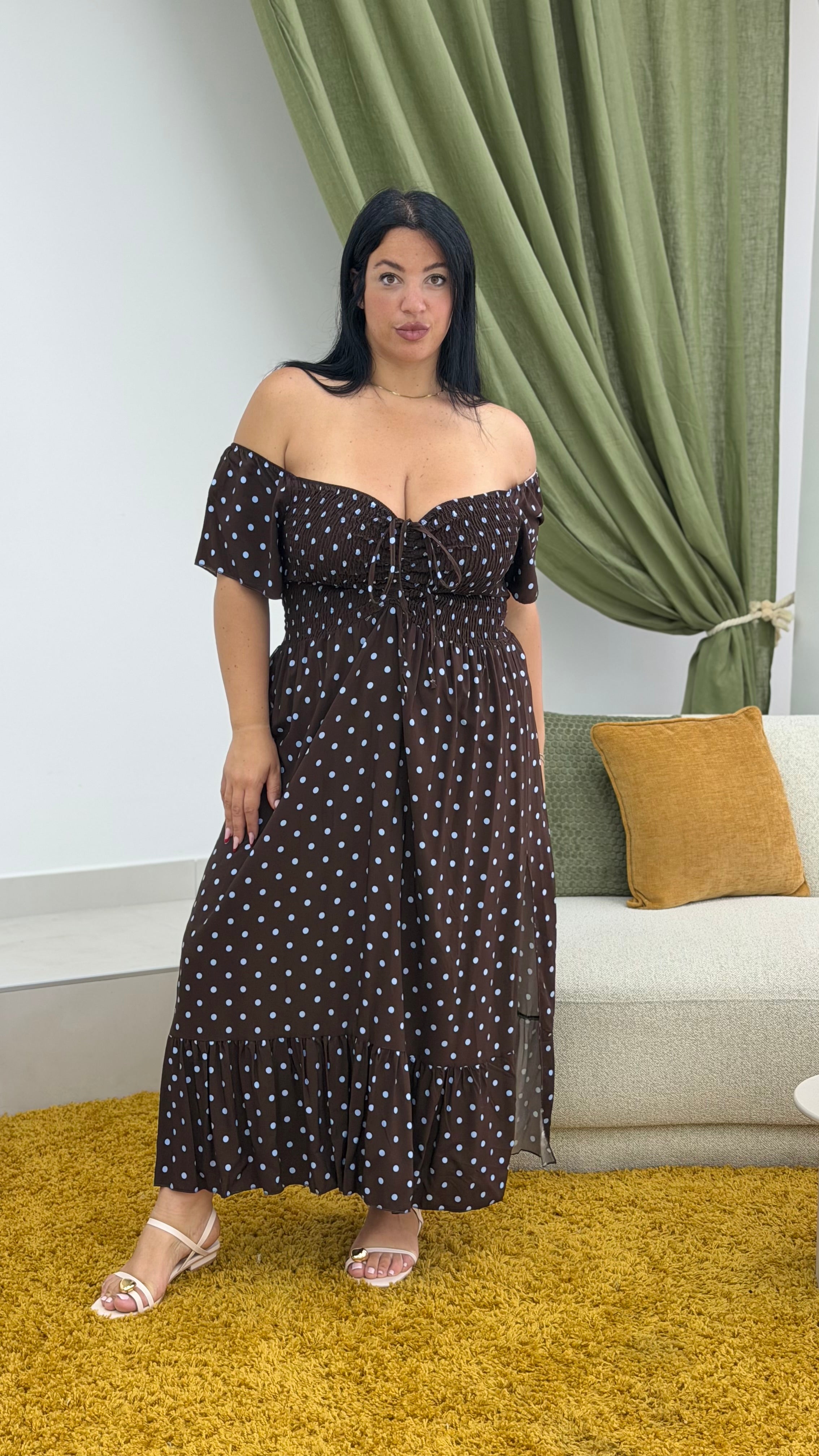 Abito Venezia Pois Curvy