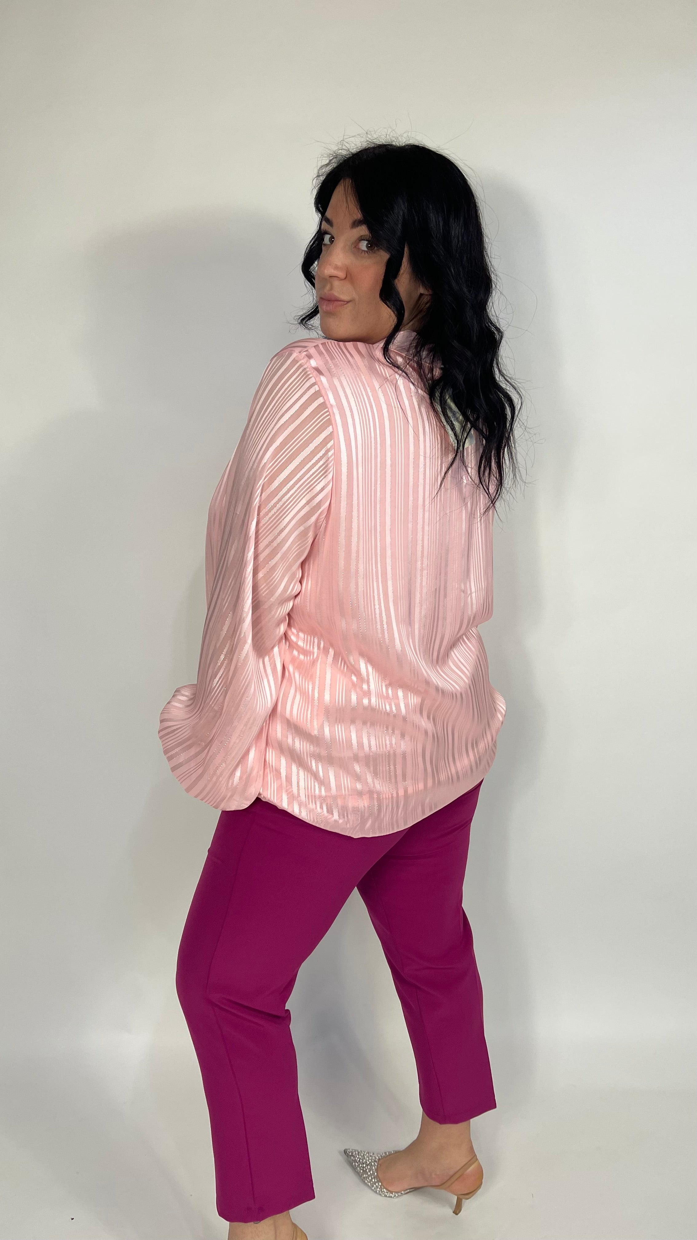 Camicia Curvy 573 Rosa