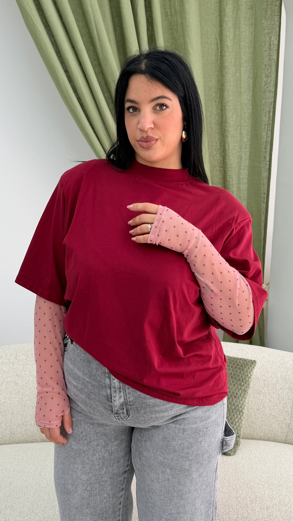 T-Shirt Dama oversize