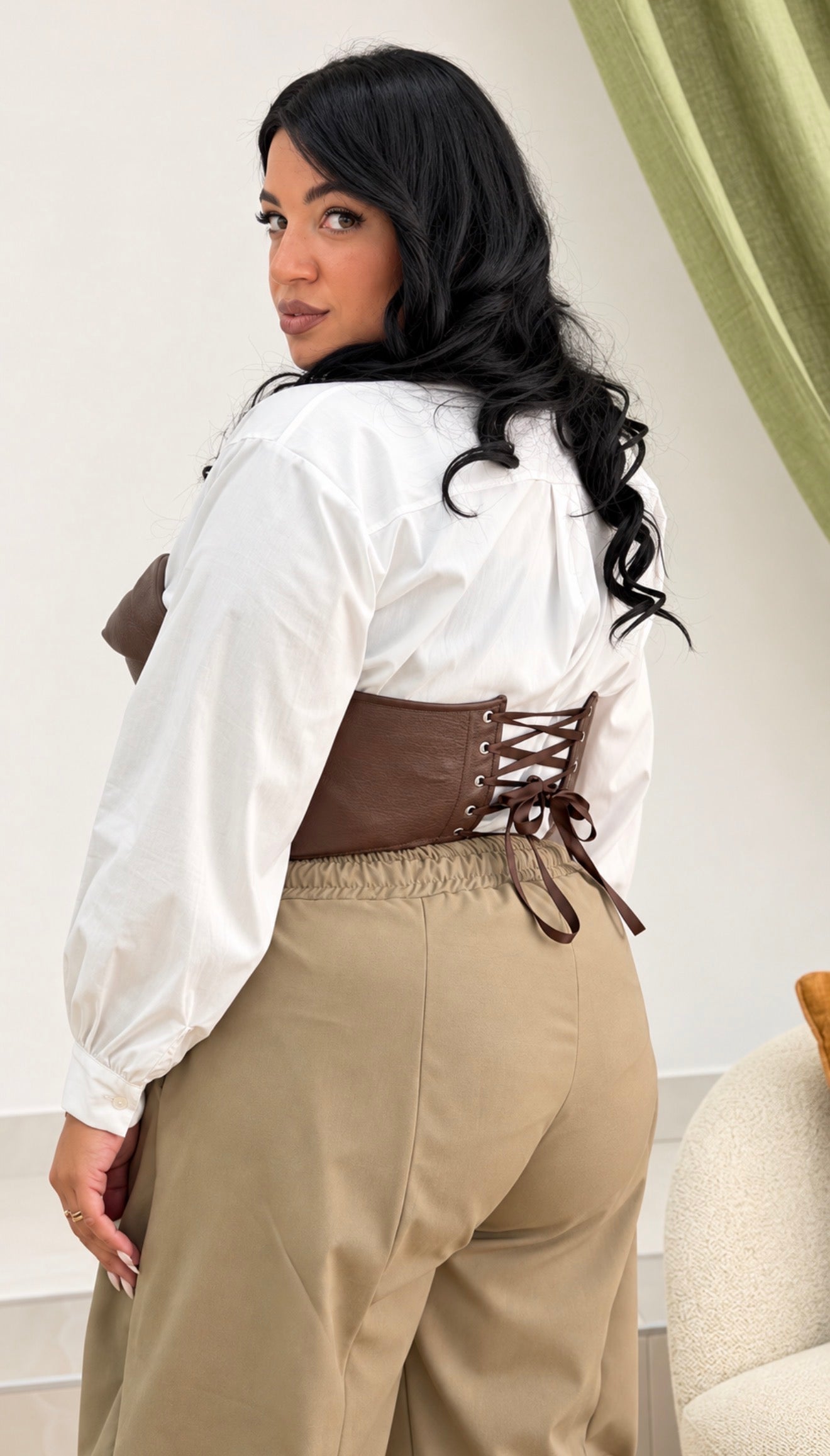 Corpetto Ecopelle Curvy
