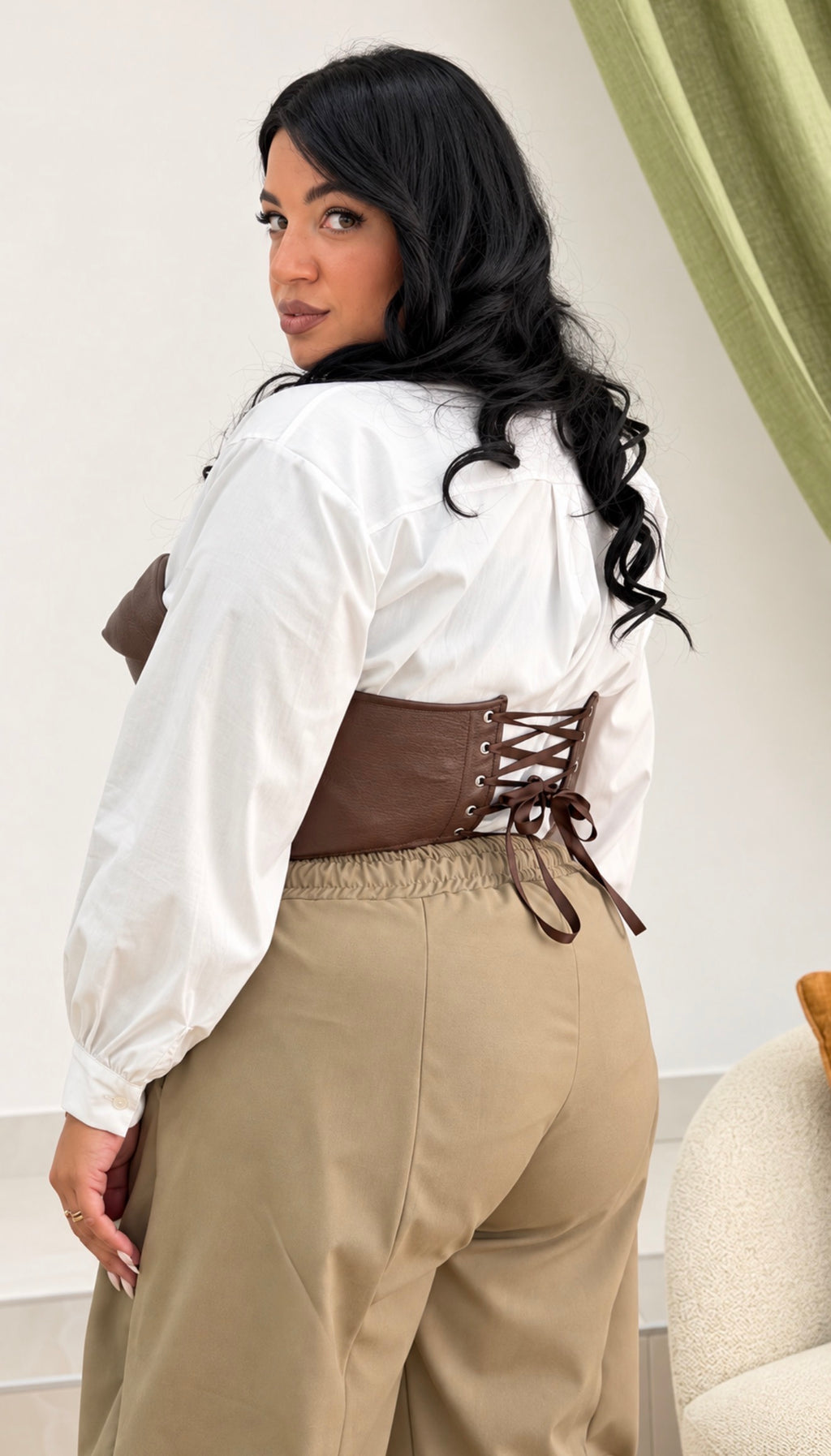 Corpetto Ecopelle Curvy
