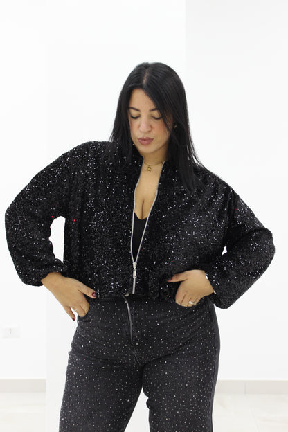 Giacca Paillettes Oversize vari colori