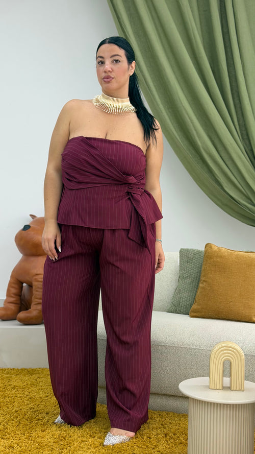 Coordinato gessato Curvy PROMO