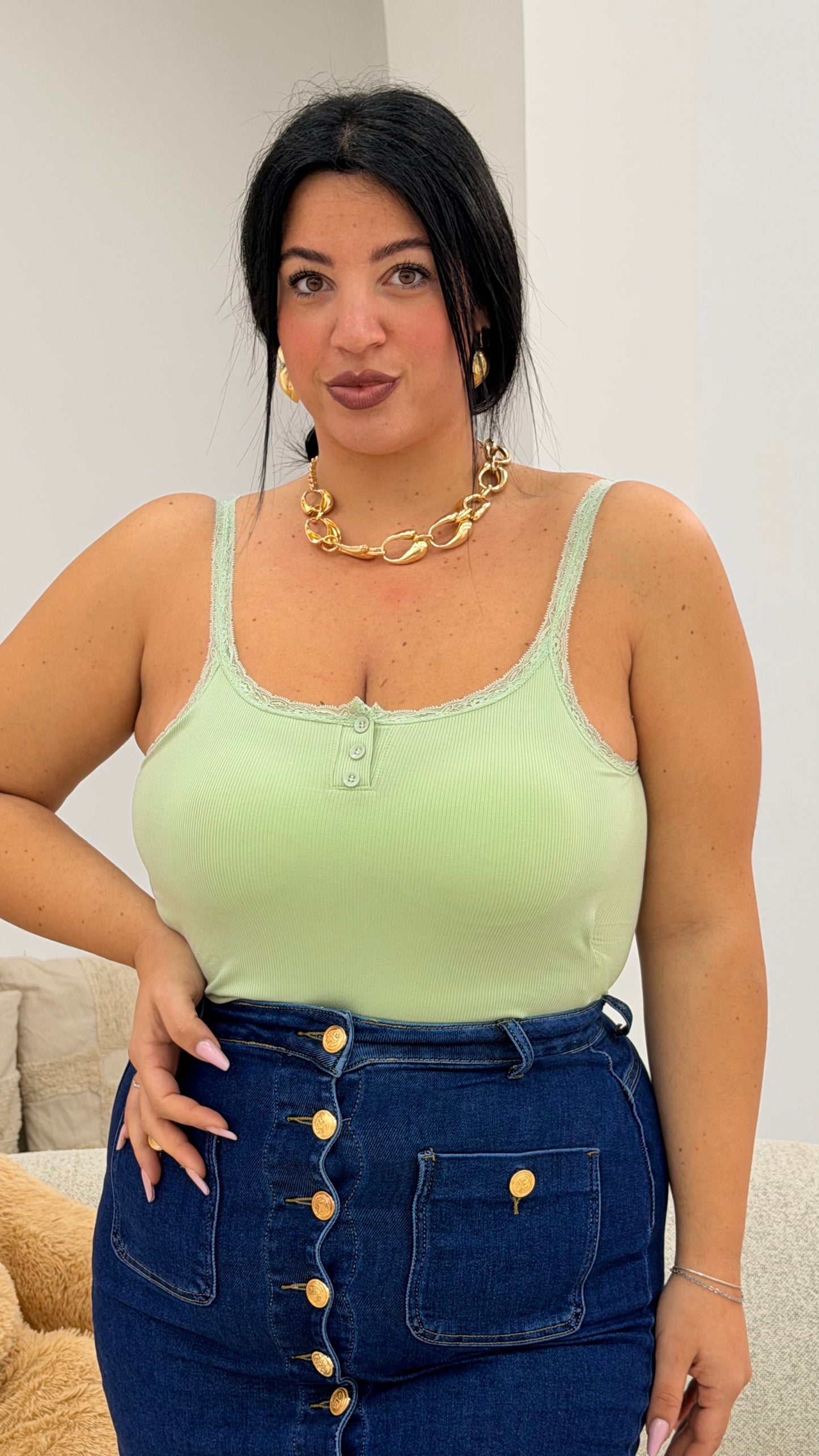 Top Macramé Slim & Curvy