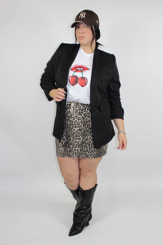 Minigonna Jeans Animalier (42/52)