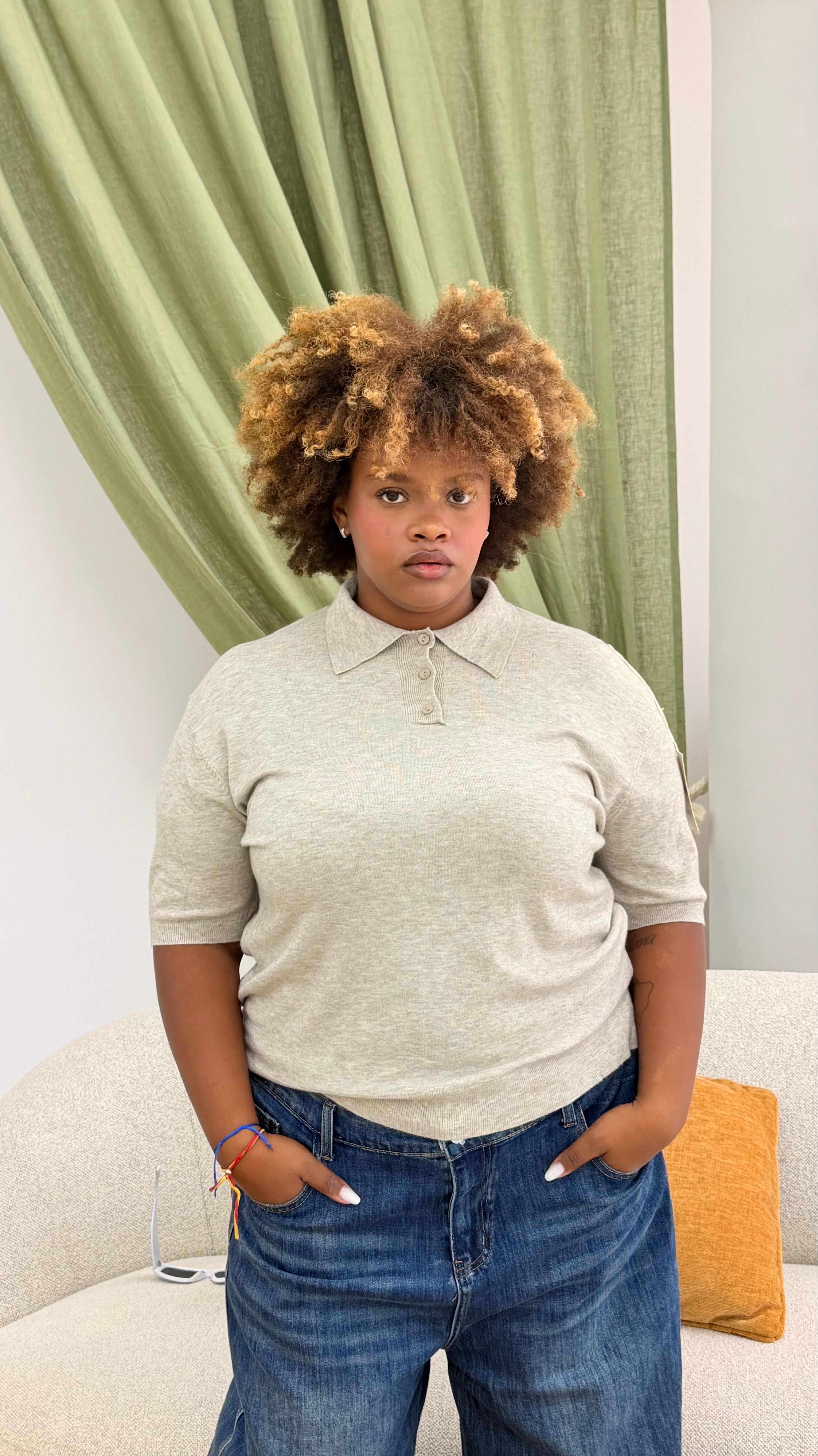 Polo lanetta rasata curvy