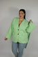 Giacca coulisse Curvy Verde Chiaro