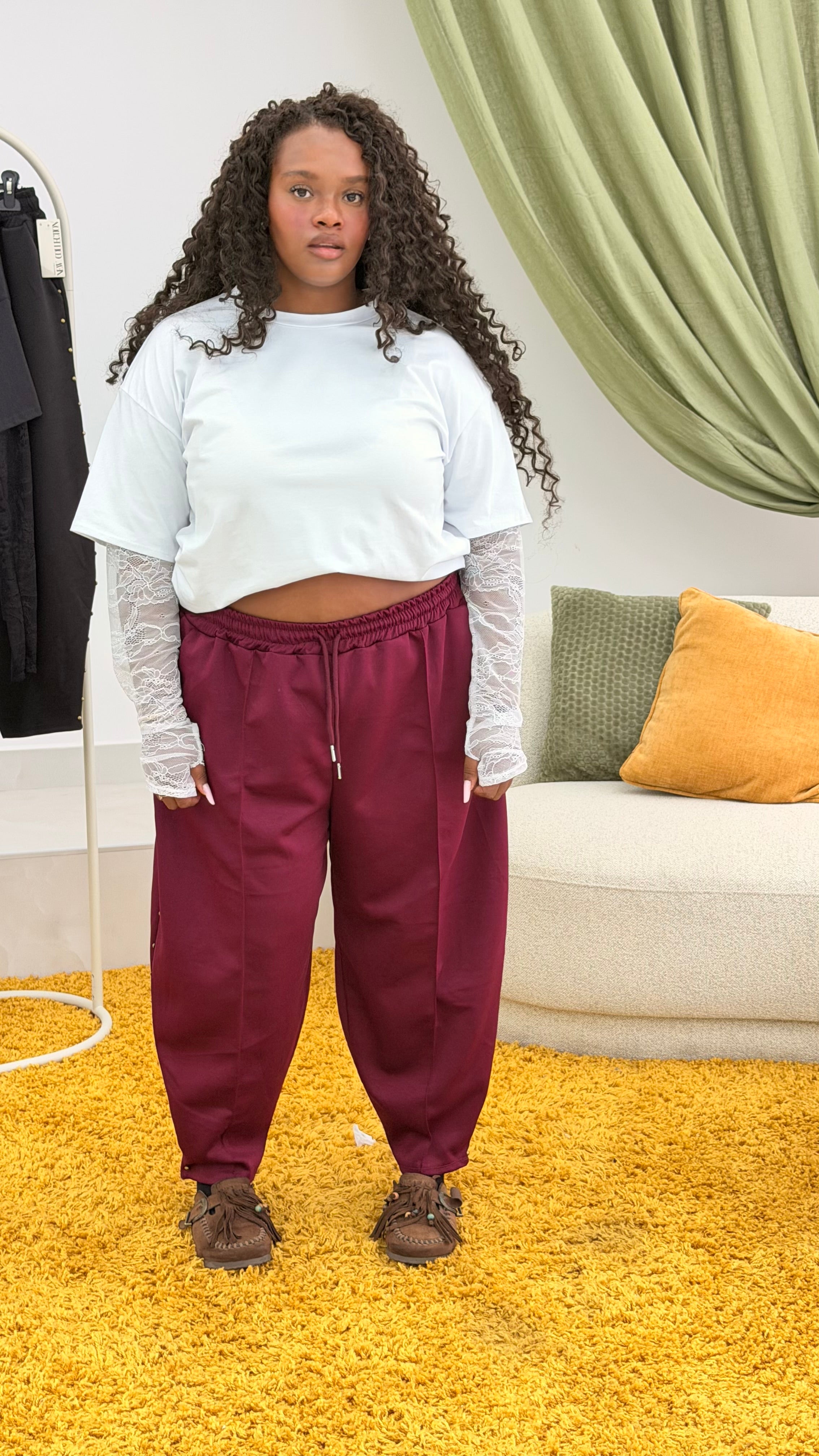 Panta tuta borchie Curvy