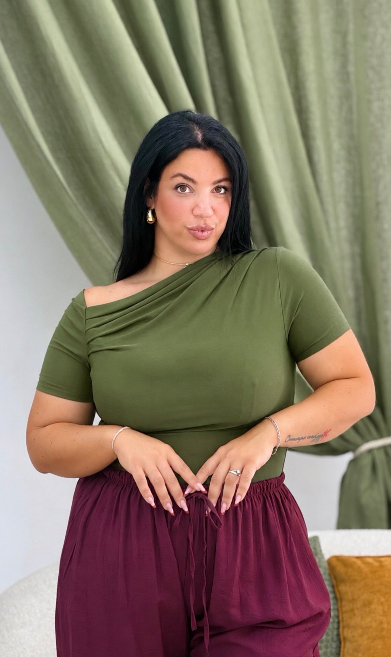 Body Shelly mezza manica Curvy