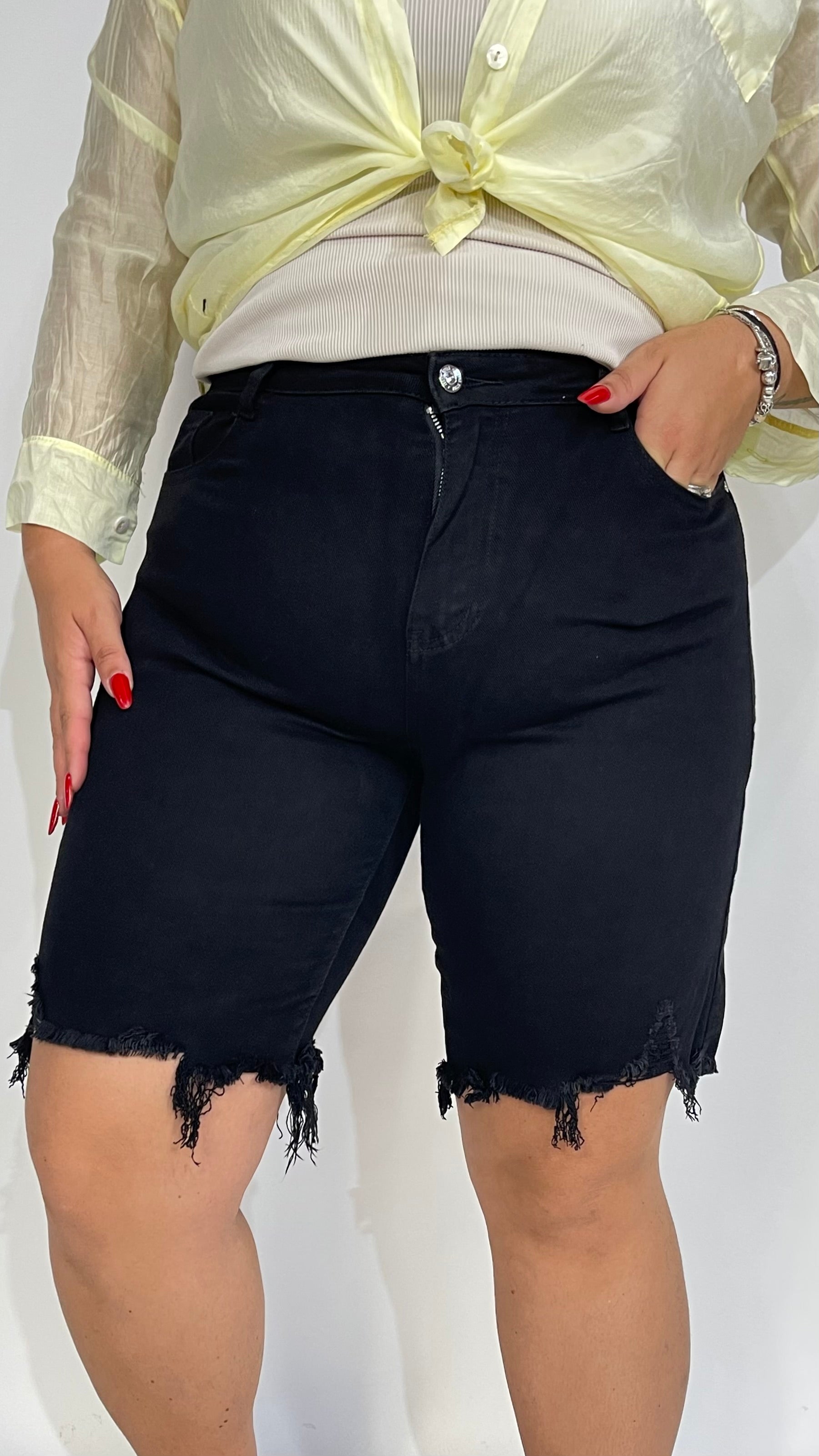 Pantaloncino Grey/Black Jeans (42/52)