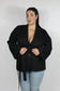 Giacca Coulisse Curvy Nera