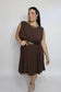 Abito Marechiaro Curvy Marrone