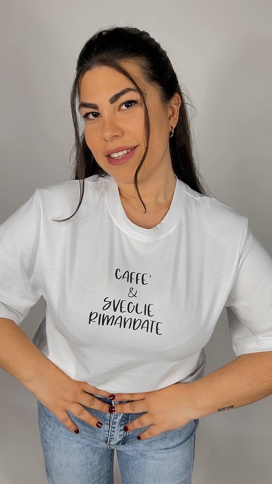 T-Shirt CAFFÈ E SVEGLIE