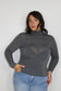 Maglia Cashmere collo alto Curvy 11 colori