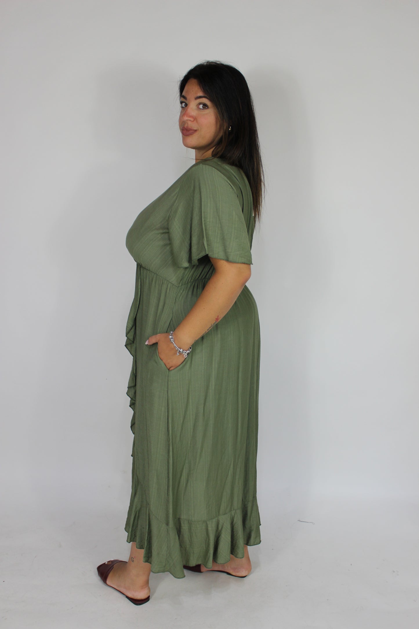 Abito mezza manica Curvy