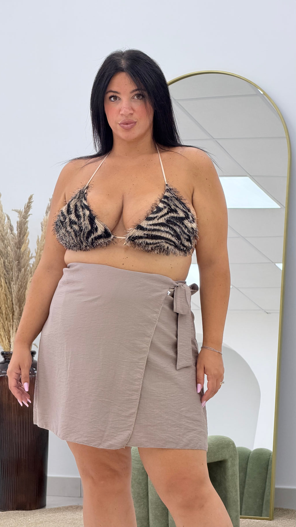 Gonna Mina portafoglio Curvy