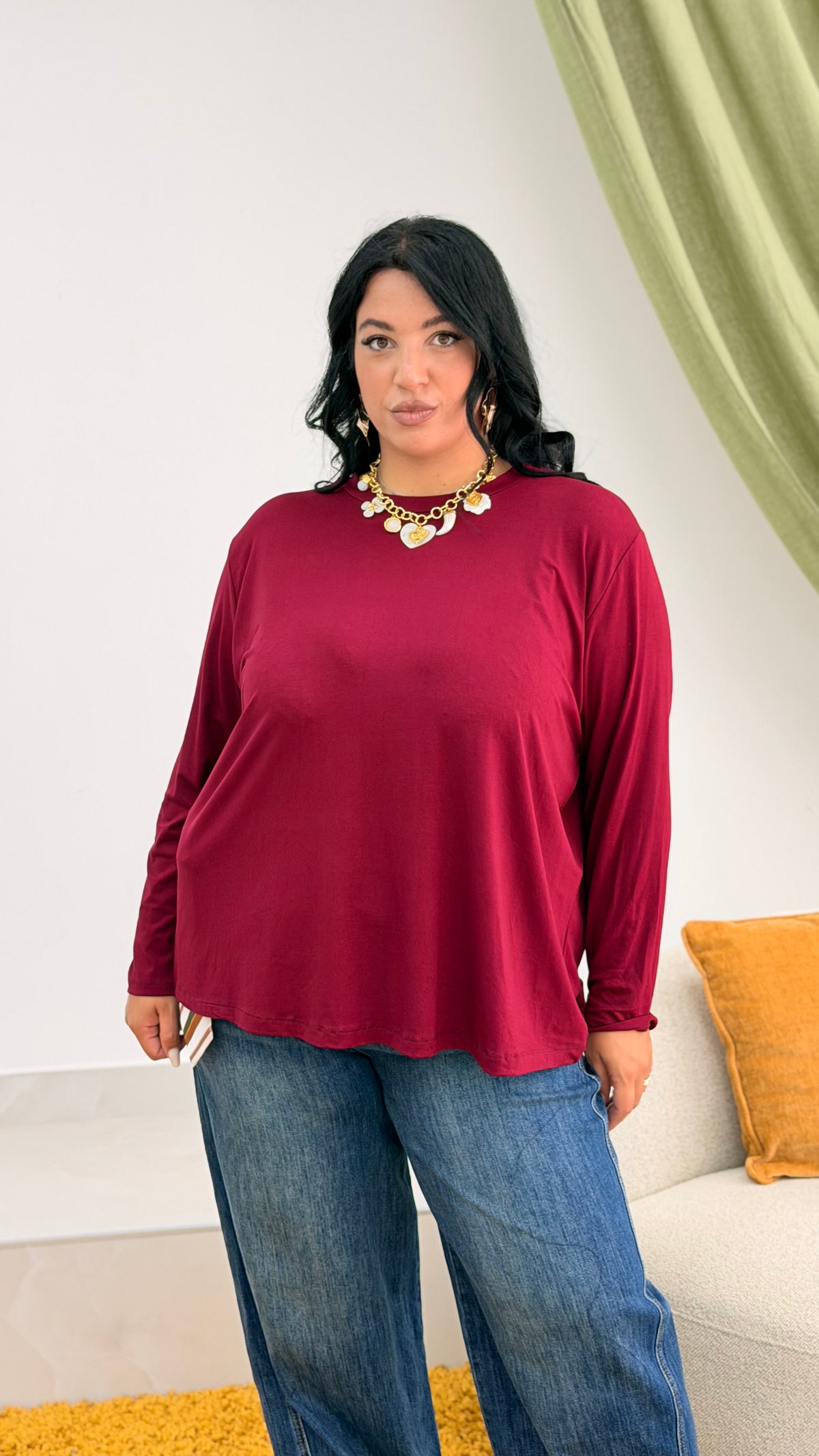 Maglia manica lunga Curvy