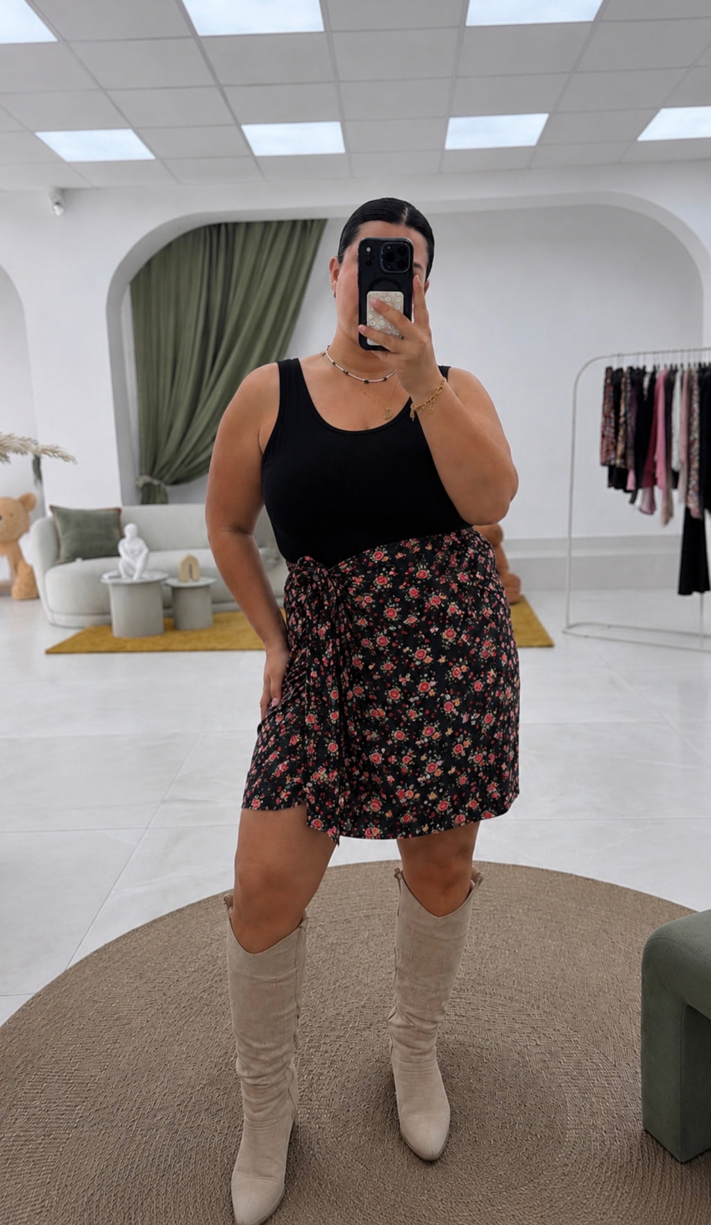 Gonna portafoglio fantasia Curvy