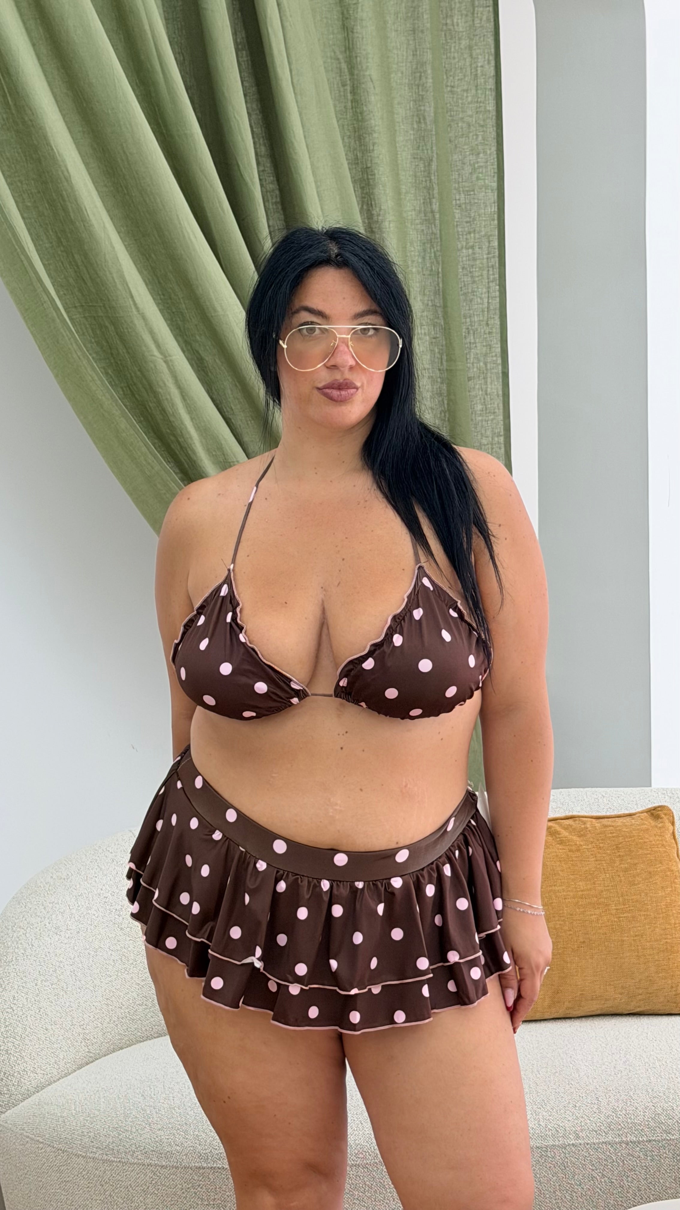 Costume Minnie 2 pezzi Curvy