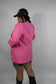 Giacca Drappeggiata Curvy Rosa
