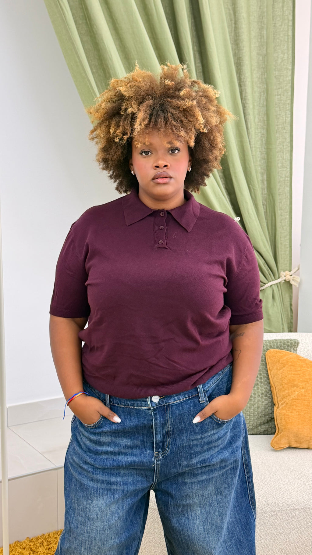 Polo lanetta rasata curvy