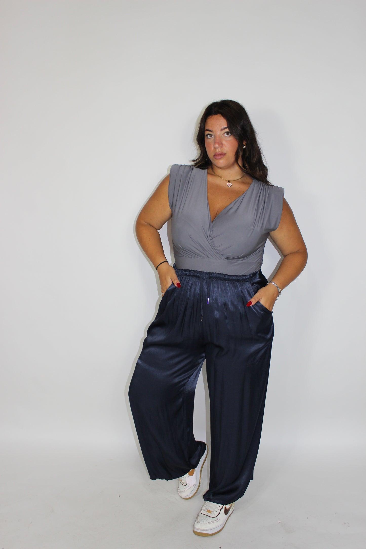 Pantalone Satin Curvy vari colori