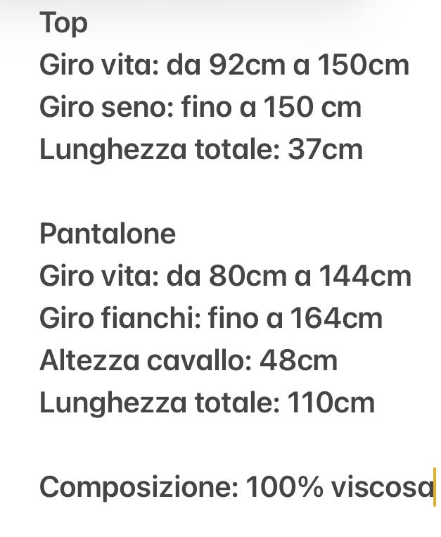 Coordinato Yara Curvy