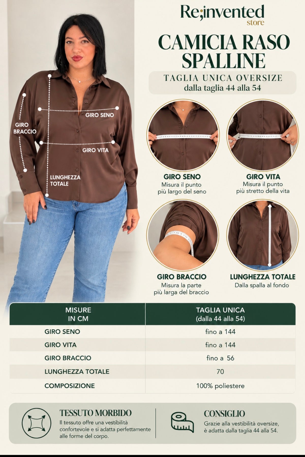 Camicia raso spalline By JustWest