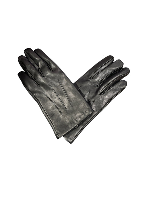 Guanti in ecopelle con pelliccia interna