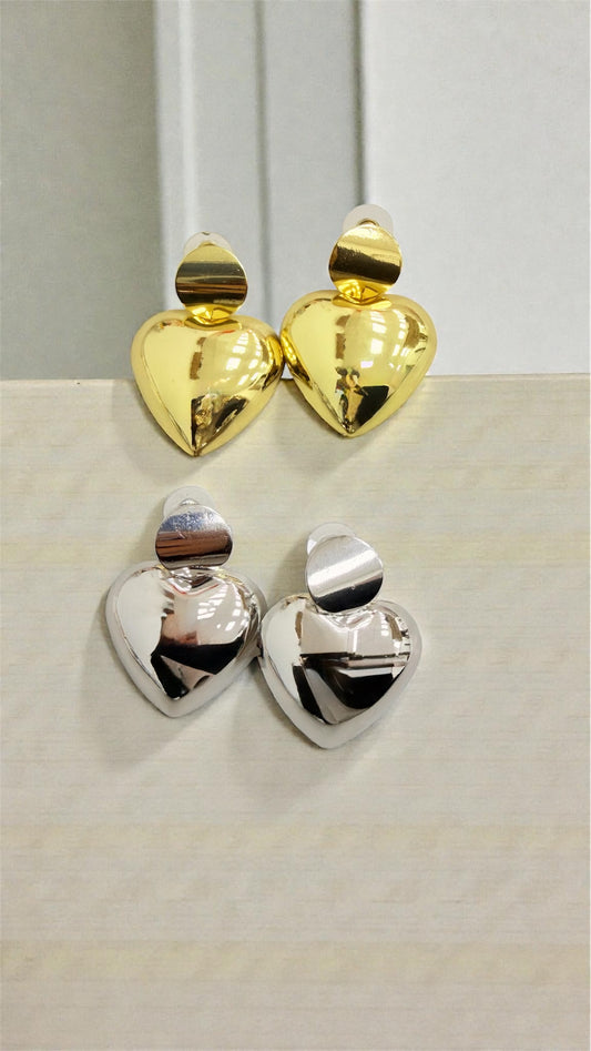 Orecchini cuore pendente