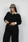 Polo Crop Nera Slim & Curvy