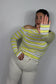 Maglia KimColor Curvy Gialla